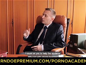 porn ACADEMIE - super-sexy tutor double penetration and ultra-kinky rectal plumb