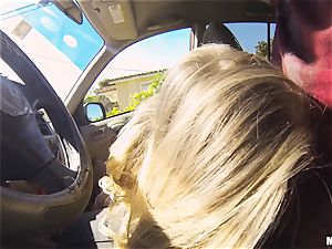 Staci Carr picked up and smashed by a stranger